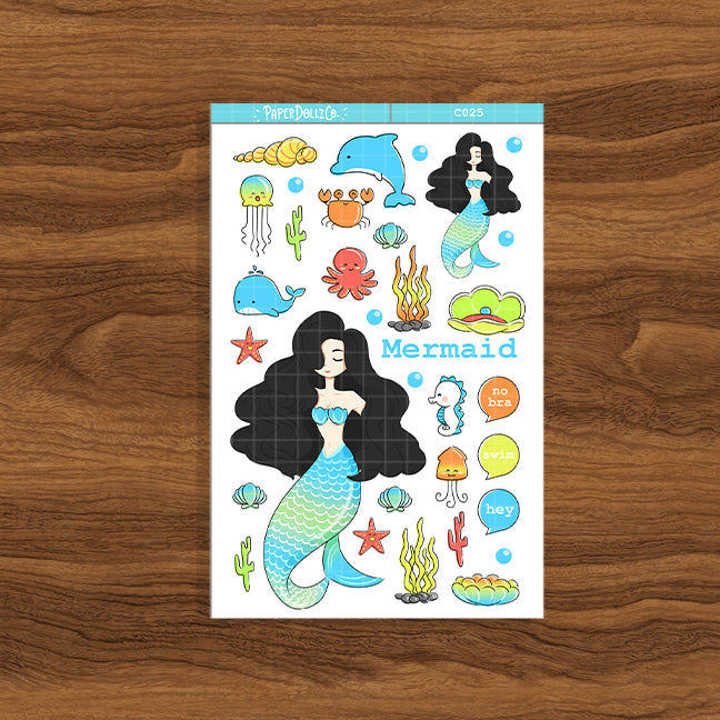 Mermaid | Collection Sticker | C025