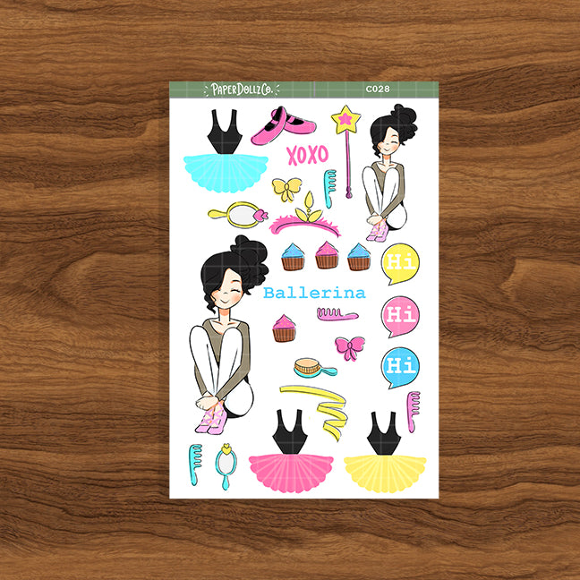 Ballerina | Collections Sticker | C028