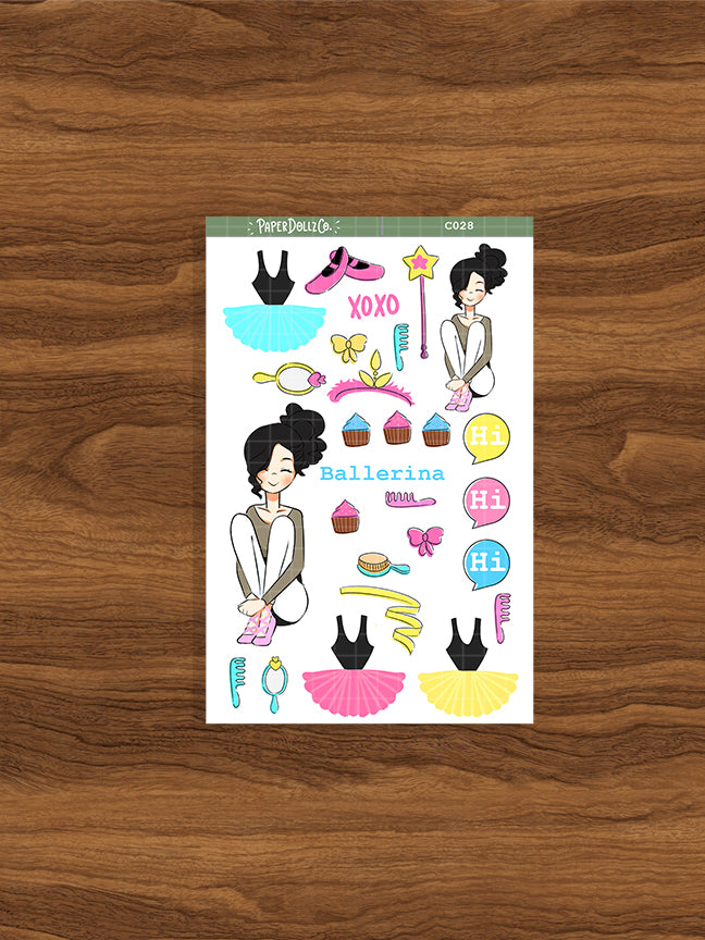 Ballerina | Collections Sticker | C028