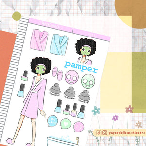 Pamper Collections PaperDollzCo Planner Sticker | C033