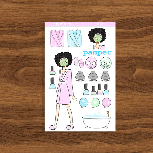 Pamper | Collections Sticker | C033