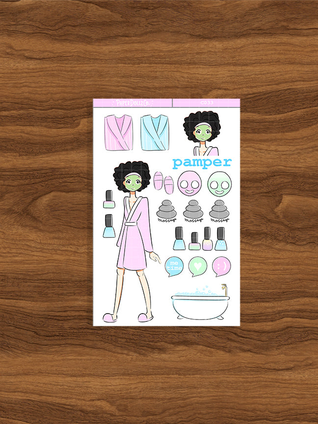 Pamper | Collections Sticker | C033