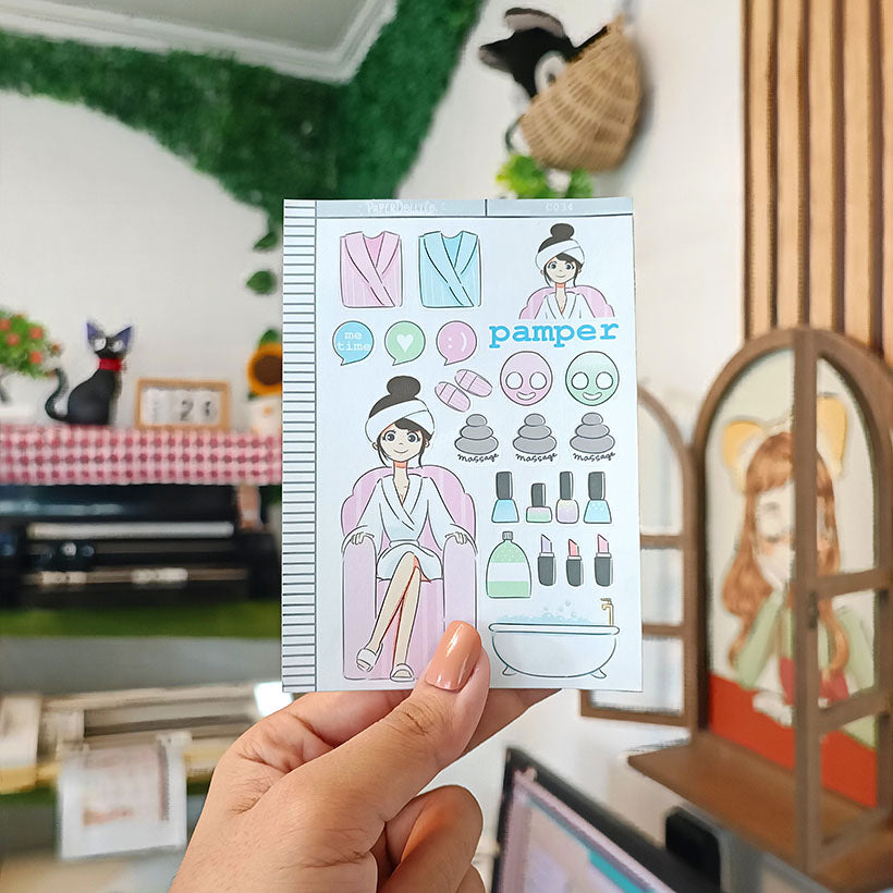 Pamper | Collections Sticker | C034