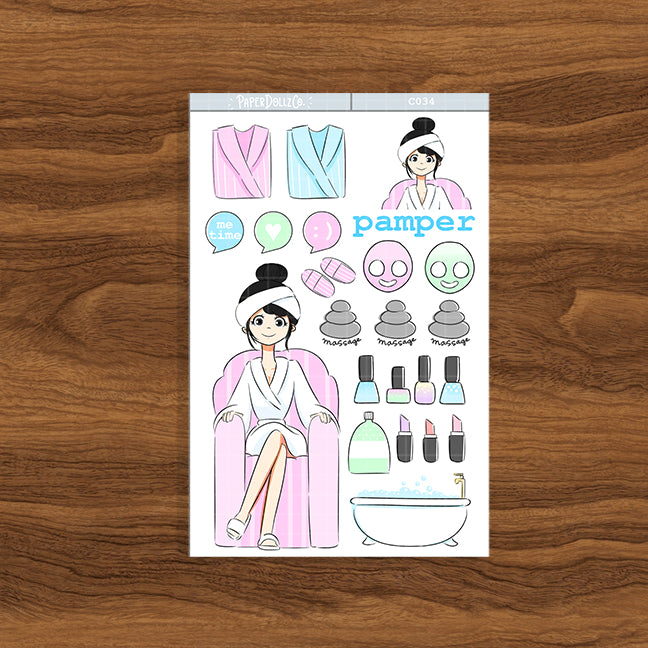 Pamper | Collections Sticker | C034
