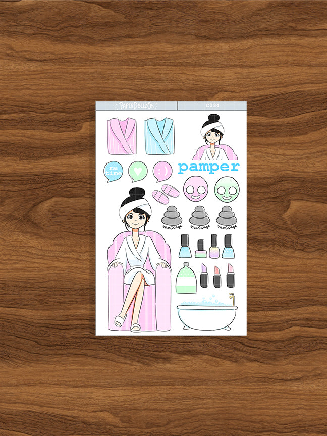 Pamper | Collections Sticker | C034