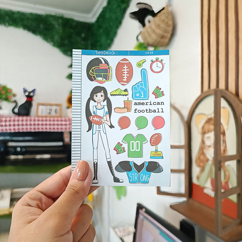 American Foot Ball | Collection Sticker | C035