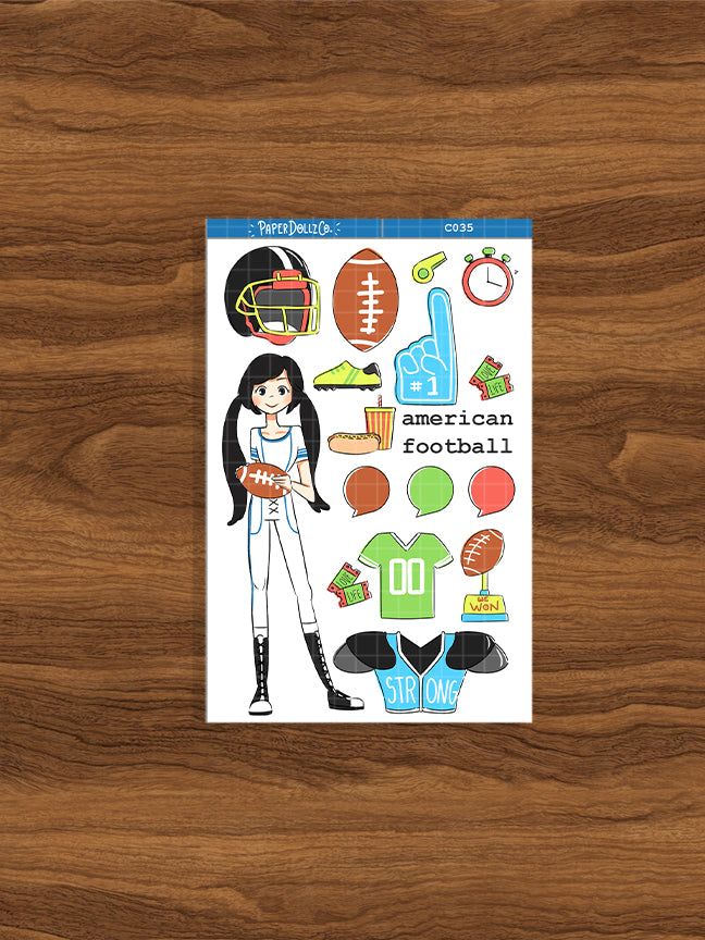 American Foot Ball | Collection Sticker | C035