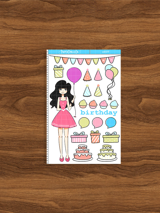 Birthday | Collections Sticker | C037
