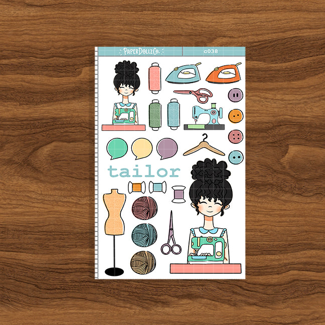 Tailor | Collections Sticker | C038