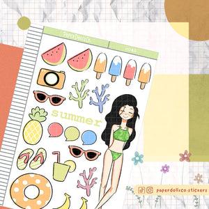 PaperDollzCo Summer Planner Sticker | C040