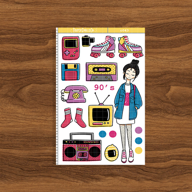 90's Planner | Collections Sticker | C043