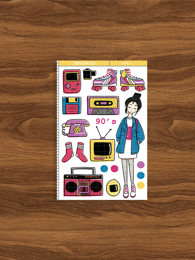 90's Planner | Collections Sticker | C043