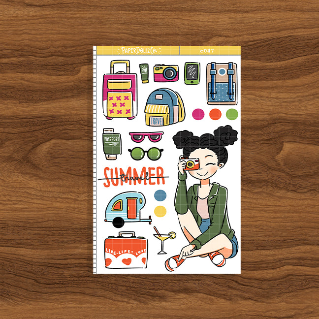 Summer Travel | Collections Sticker | C047