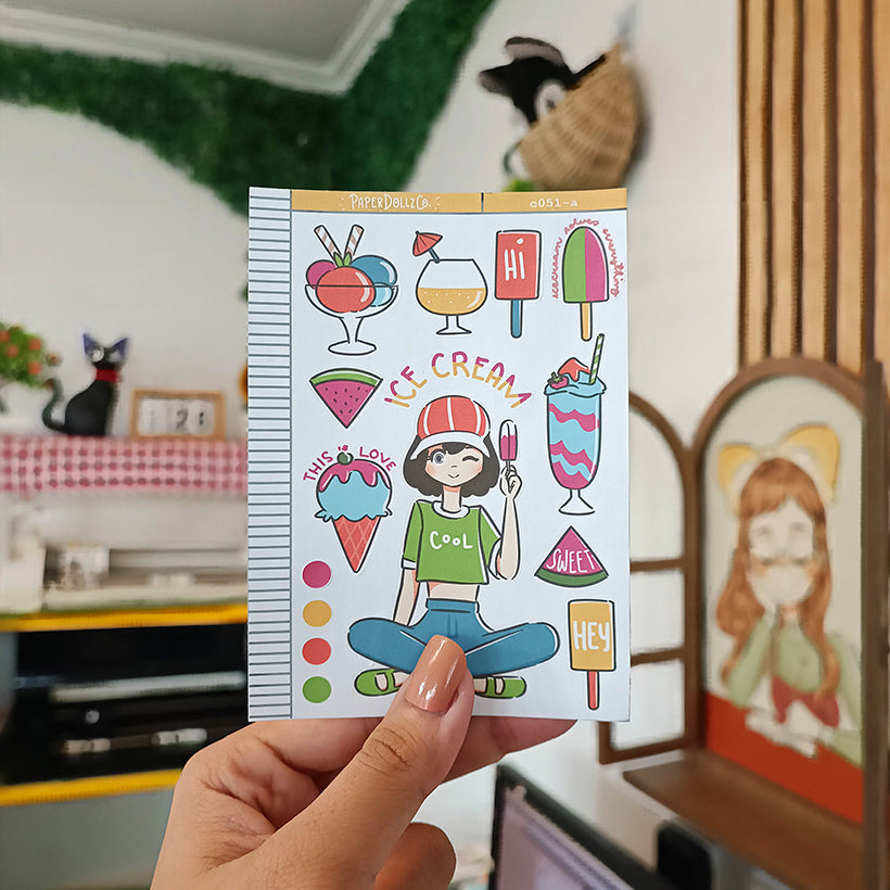 Ice Cream | Collections Sticker | C051