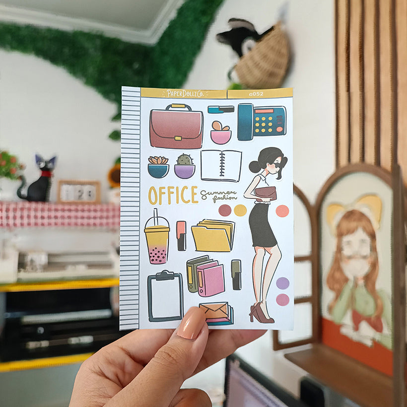 Summer Office Fashion | Collections Sticker | C052