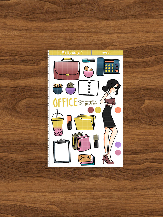 Summer Office Fashion | Collections Sticker | C052