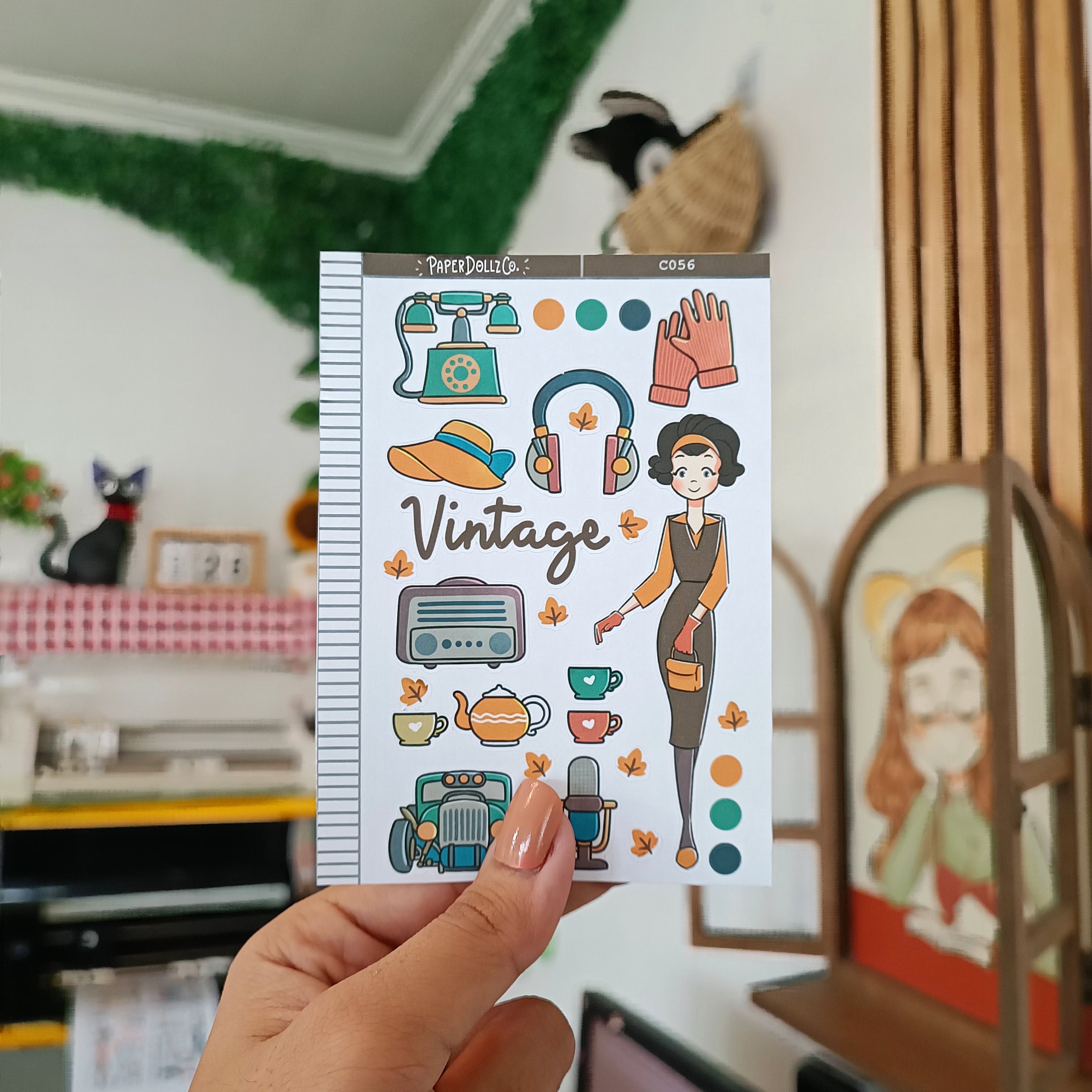Vintage | Collections Sticker | C056