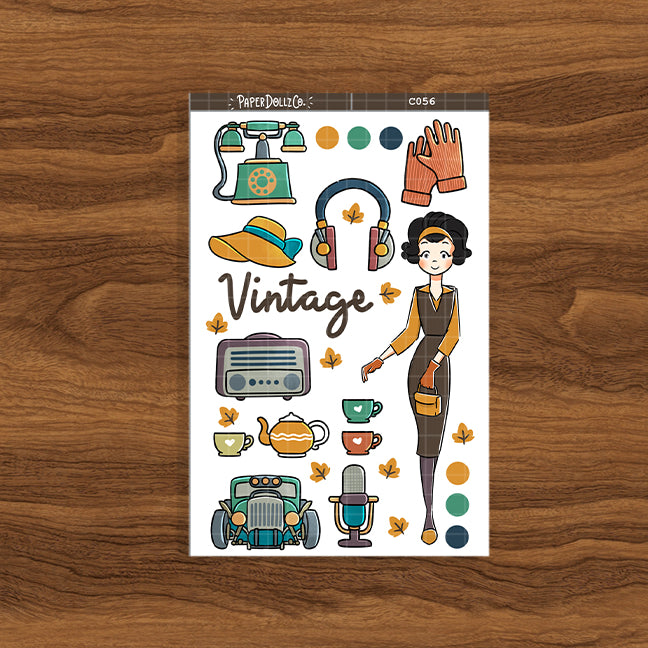 Vintage | Collections Sticker | C056