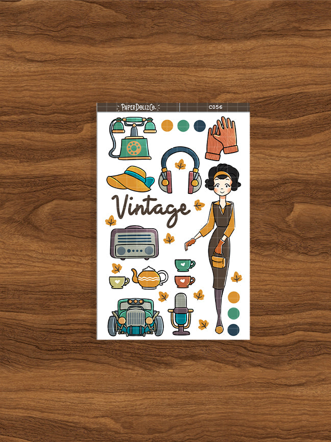 Vintage | Collections Sticker | C056