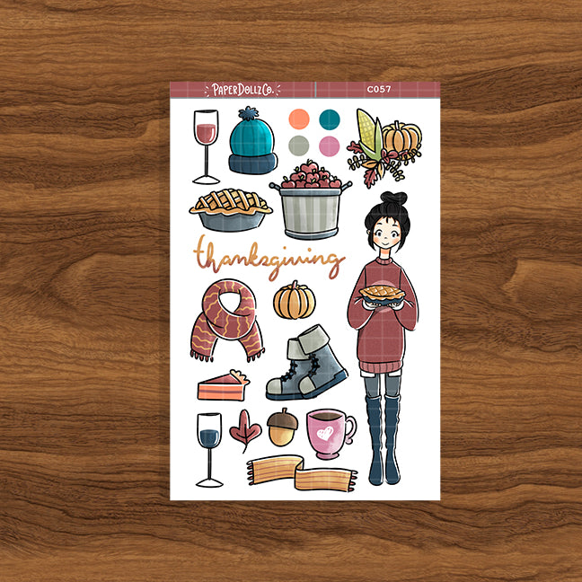 Thanksgiving | Collections Sticker | C057