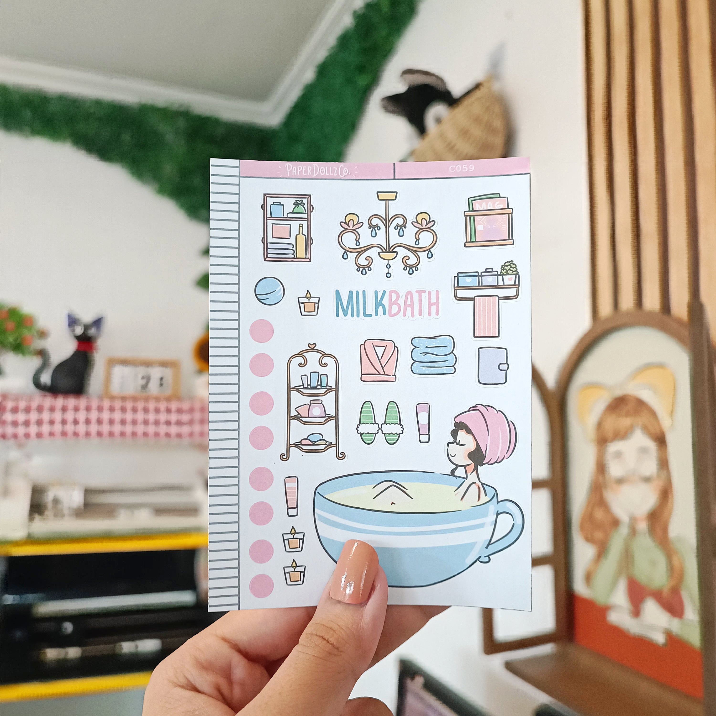 Milk Bath | Collections Sticker | C059