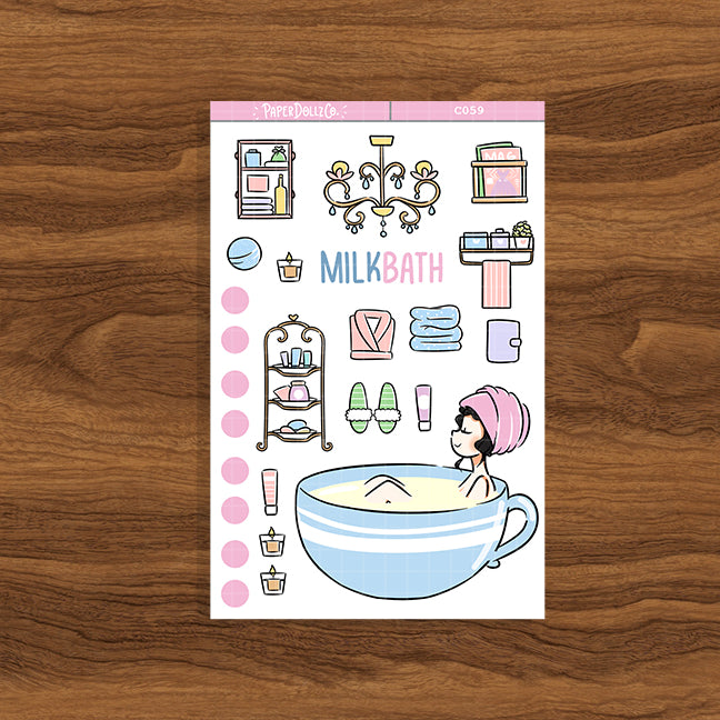 Milk Bath | Collections Sticker | C059