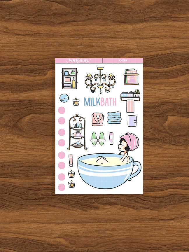 Milk Bath | Collections Sticker | C059