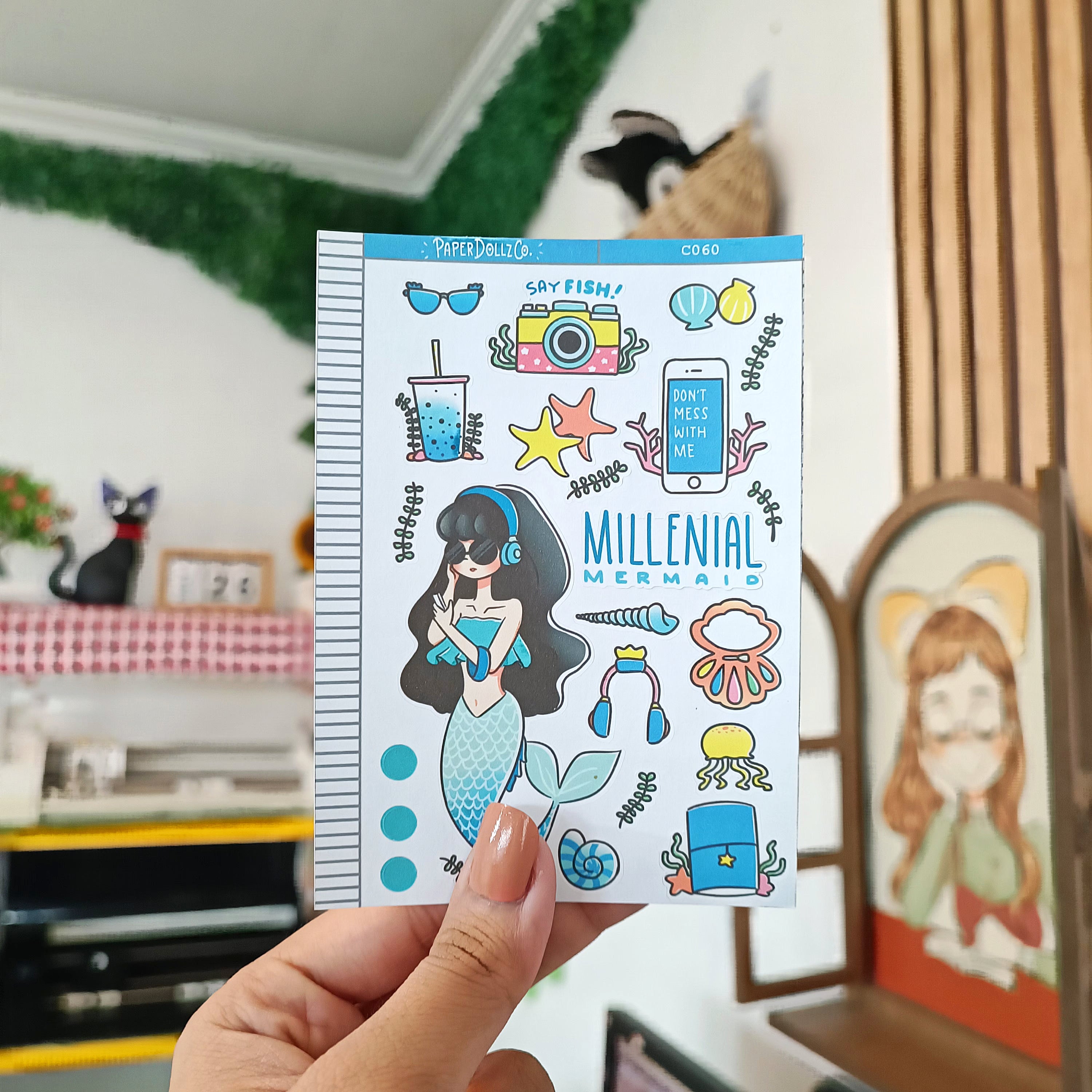 Millenial Mermaid | Collections Sticker | C060