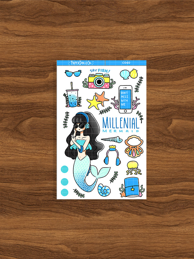 Millenial Mermaid | Collections Sticker | C060