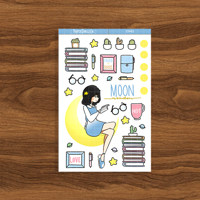 Moon Reader | Collections Sticker | C061