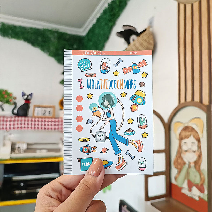 Walking the Dog | Collections Sticker | C062