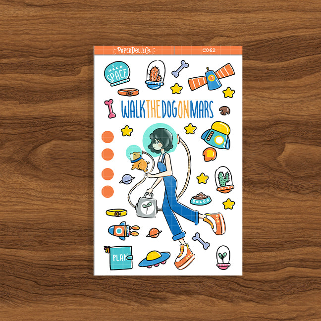 Walking the Dog | Collections Sticker | C062
