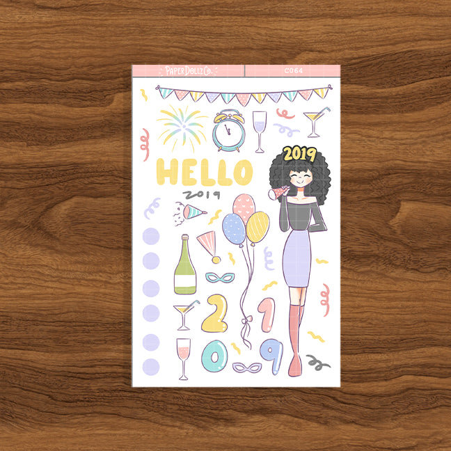 2019 New Year | Collections Sticker | C064