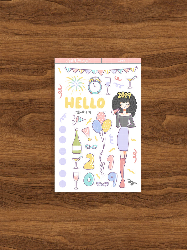 2019 New Year | Collections Sticker | C064