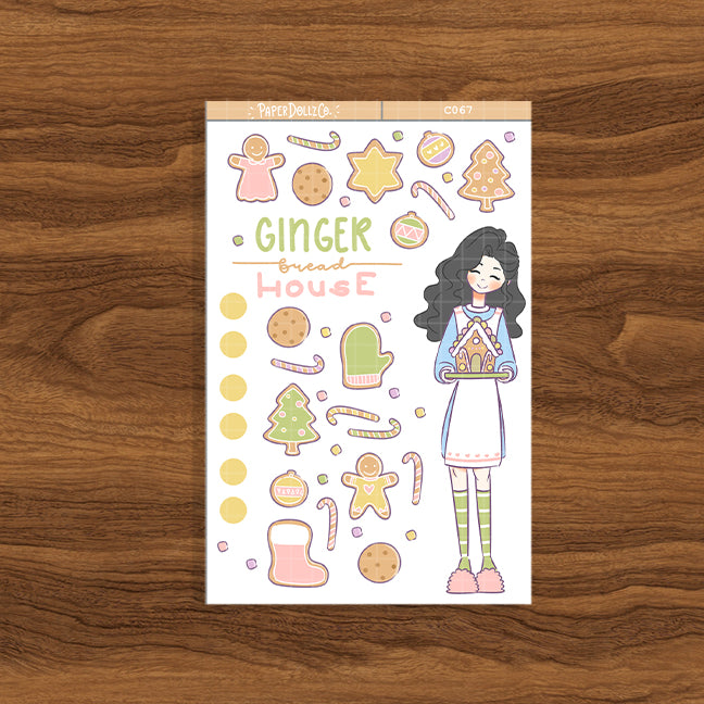Gingerbread House | Collections Sticker | C067
