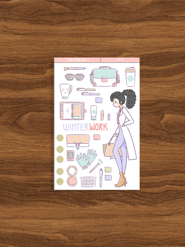 Winter Work | Collections Sticker | C071