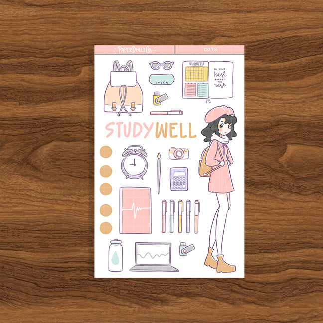 Study Well | Collections Sticker | C072