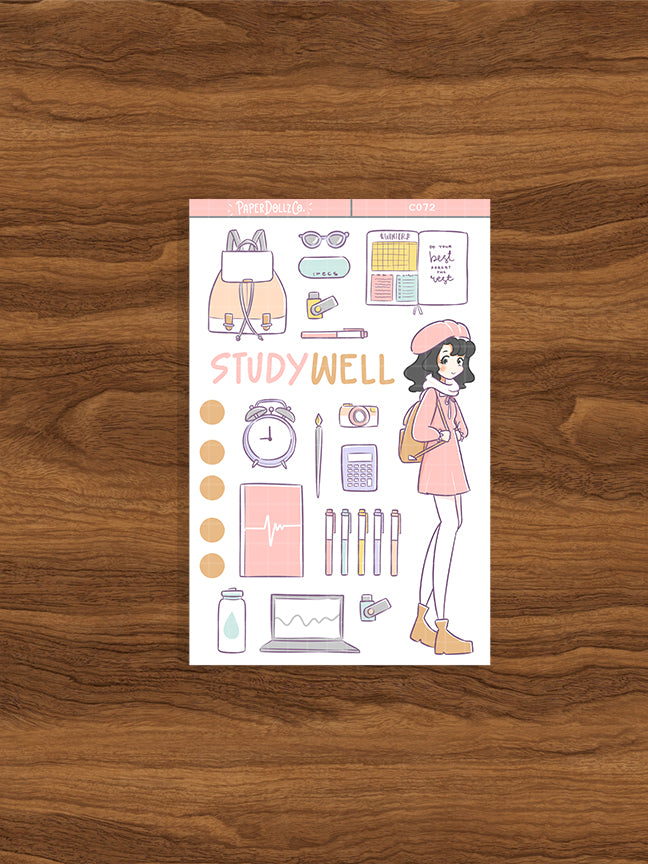 Study Well | Collections Sticker | C072