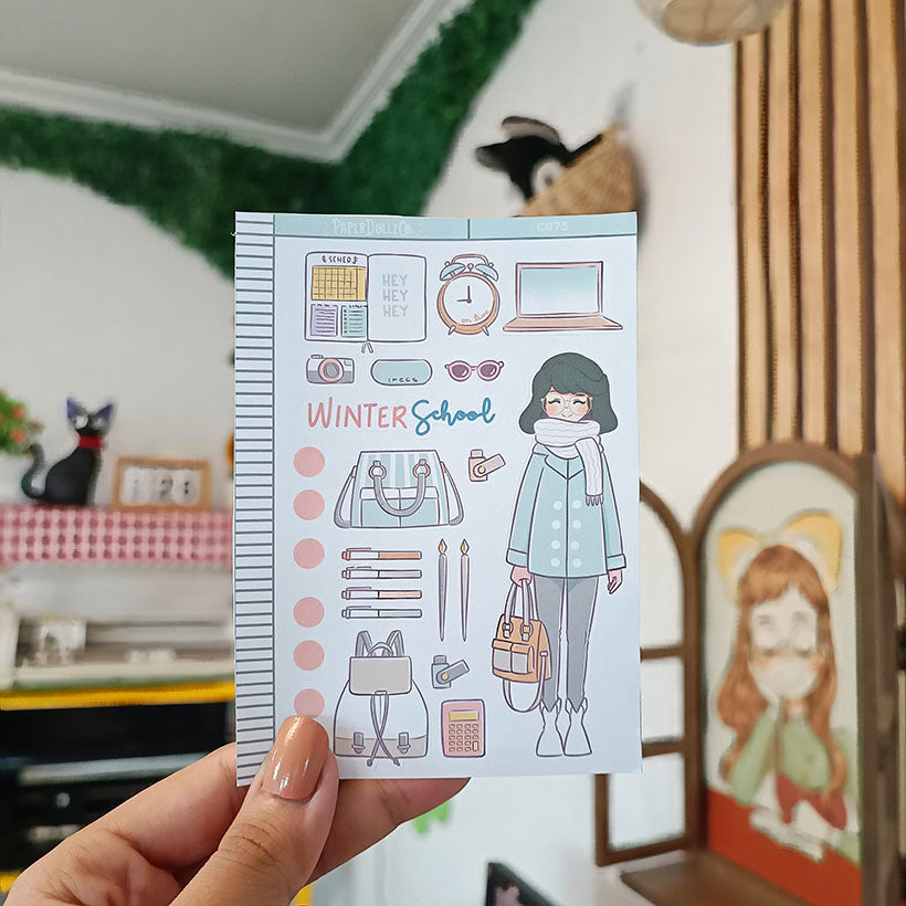 Winter School | Collections Sticker | C075