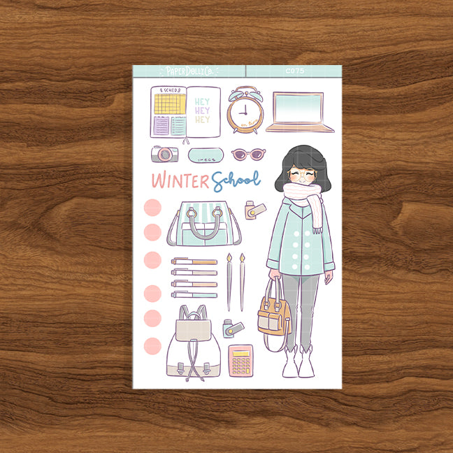 Winter School | Collections Sticker | C075
