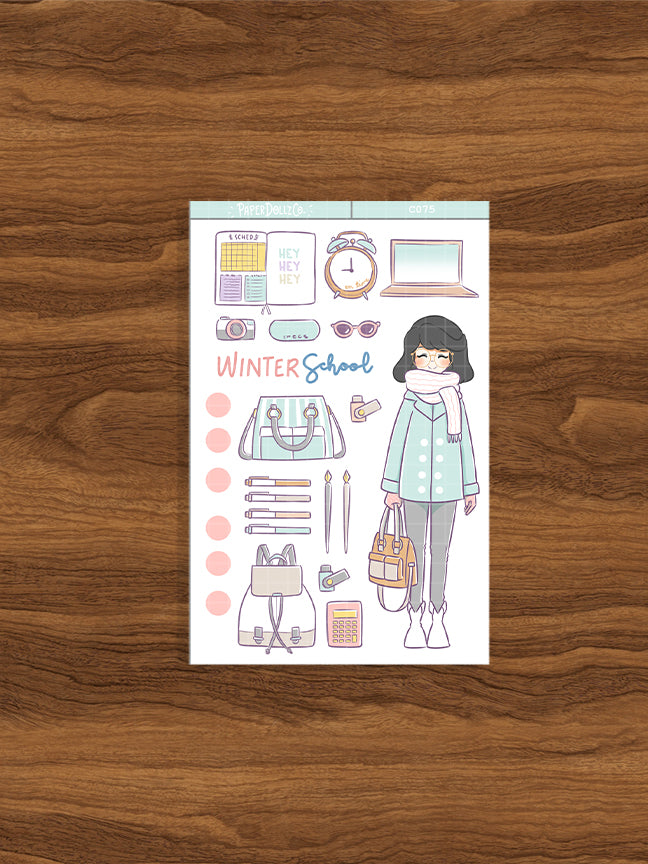 Winter School | Collections Sticker | C075