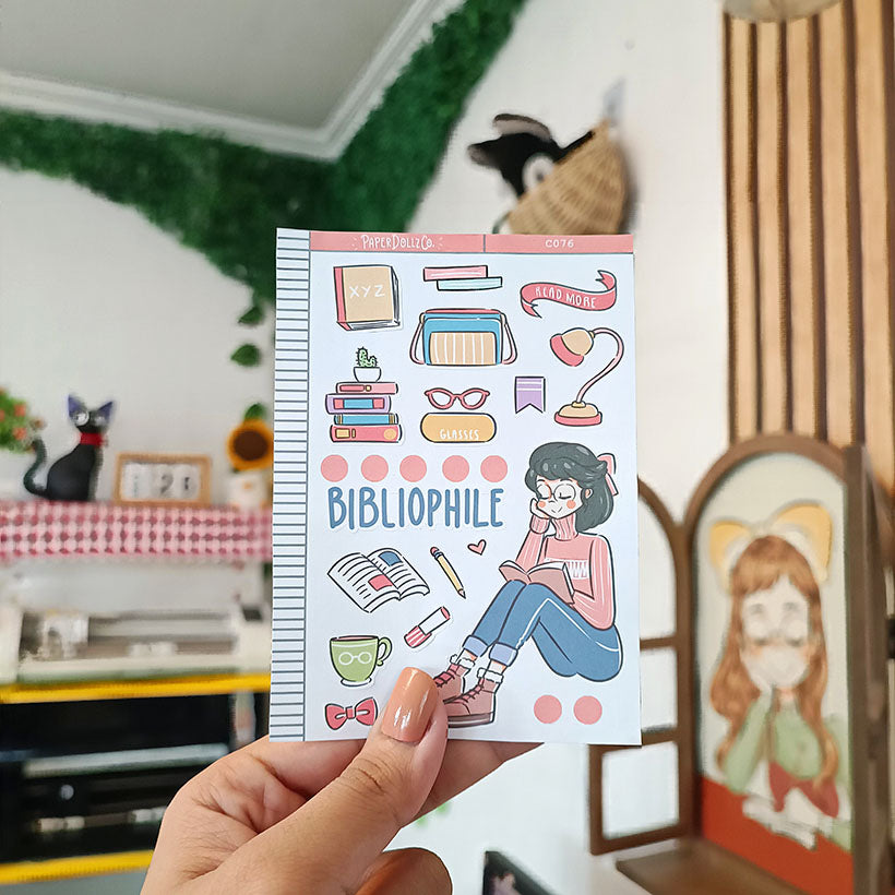 Bibliophile | Time to Unwind | Collection Stickers | C076