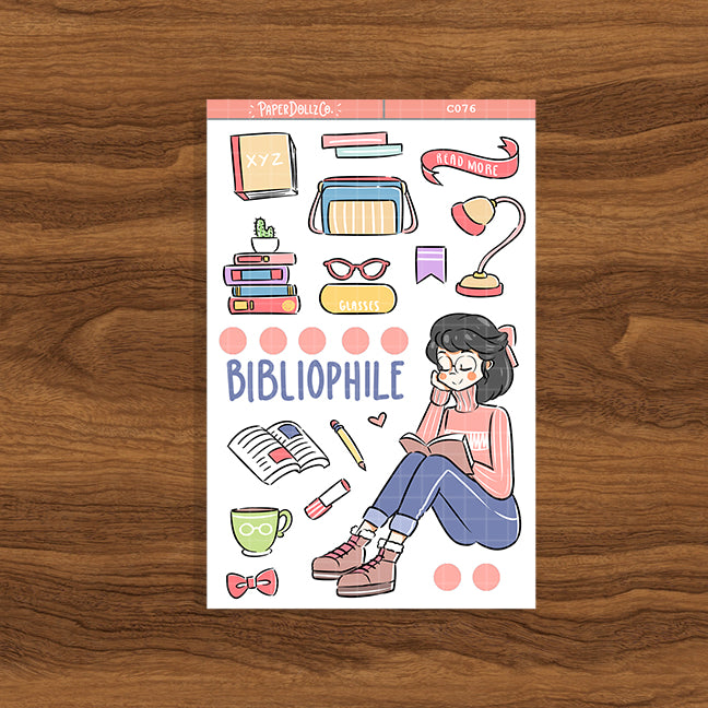Bibliophile | Time to Unwind | Collection Stickers | C076