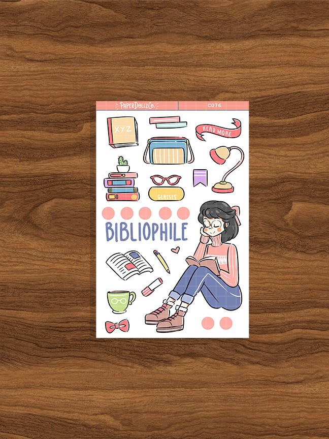 Bibliophile | Time to Unwind | Collection Stickers | C076