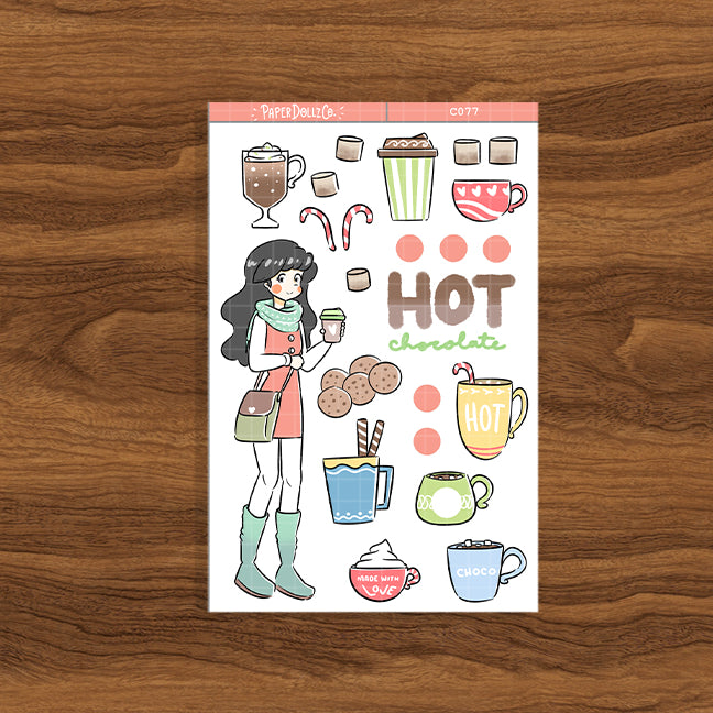 Hot Choco | Time to Unwind | Collection Sticker | C077