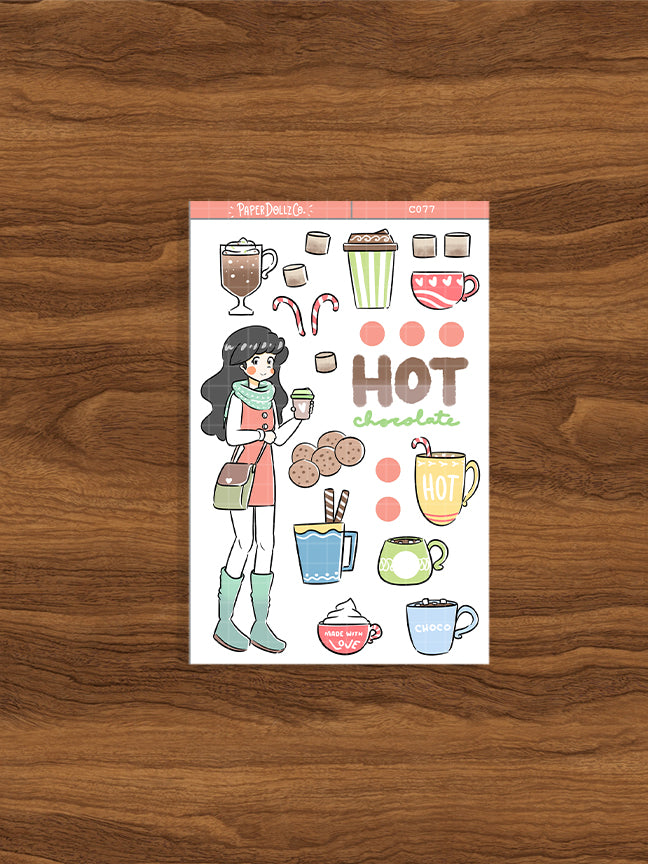 Hot Choco | Time to Unwind | Collection Sticker | C077