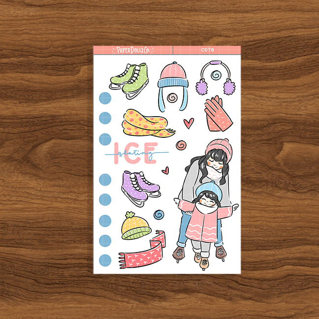 Ice Skating | Collection Sticker | C078