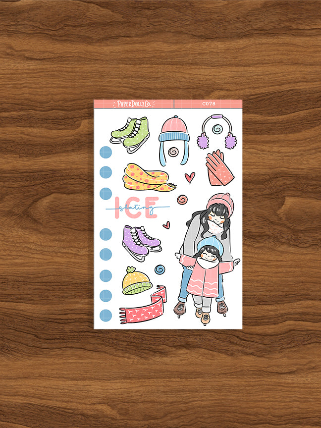 Ice Skating | Collection Sticker | C078