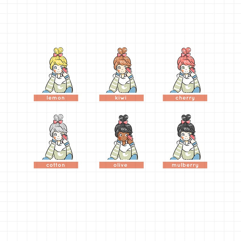 Selfie Addict | Time to Unwind | Collection Sticker | C081