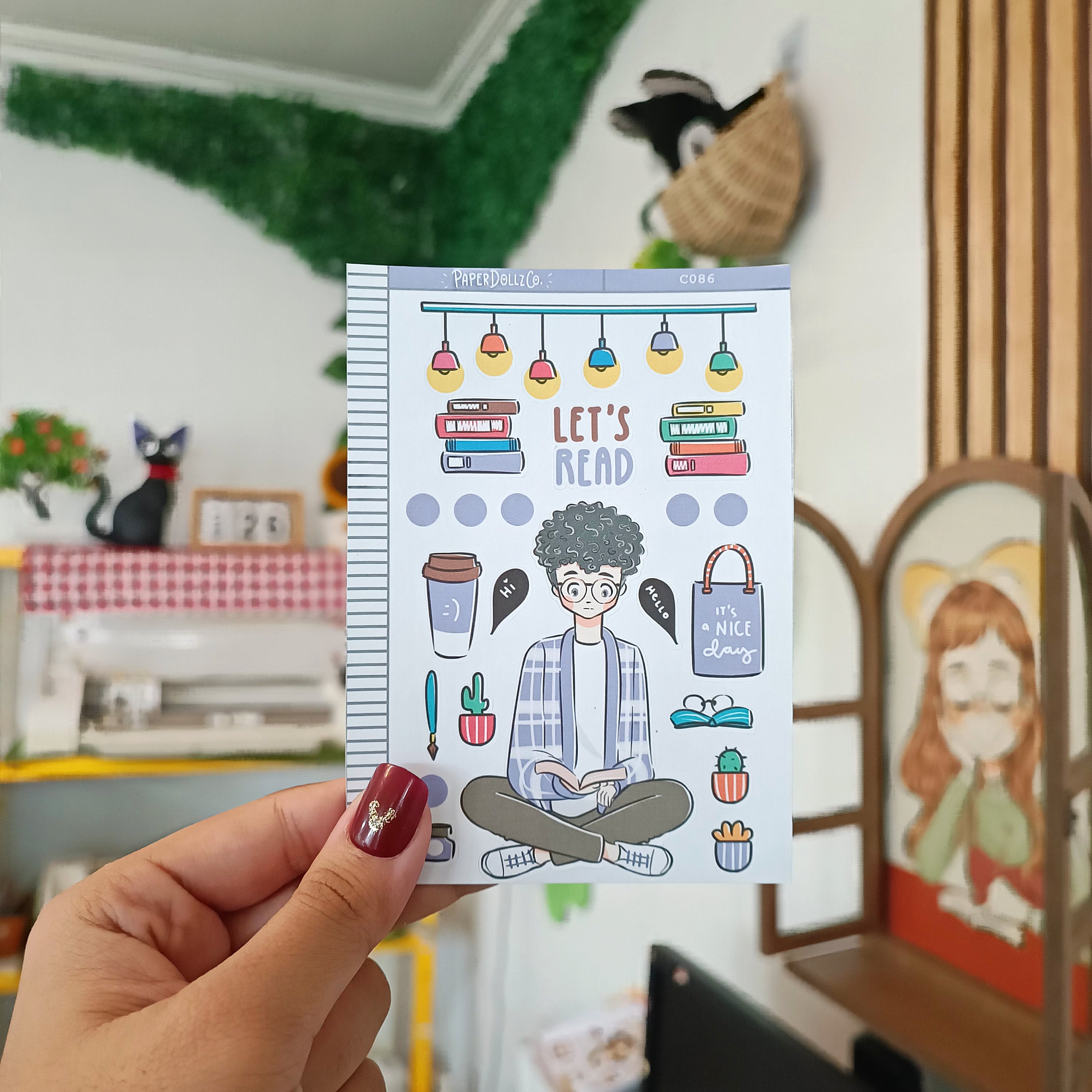 Let's Read | Happy Together | Collection Stickers | C086